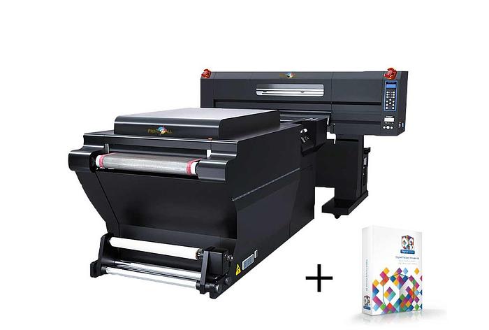 DTF-600 - 3 head system (8 colour system!)