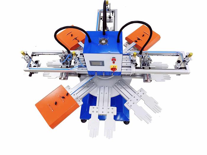 3 Colors Gloves Screen Printing Machine(GW-300TRS-G)
