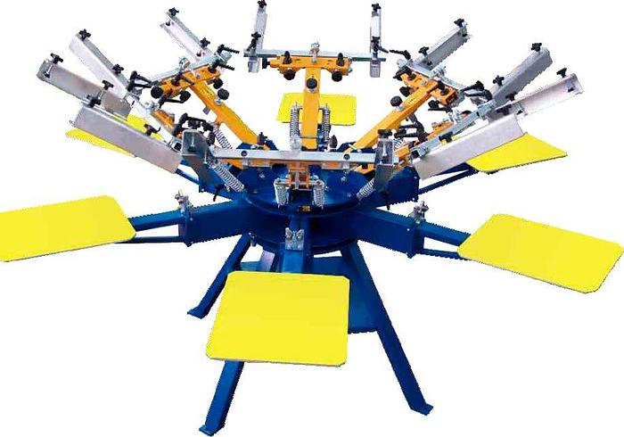 Printex Carrousel 4 Colour Station