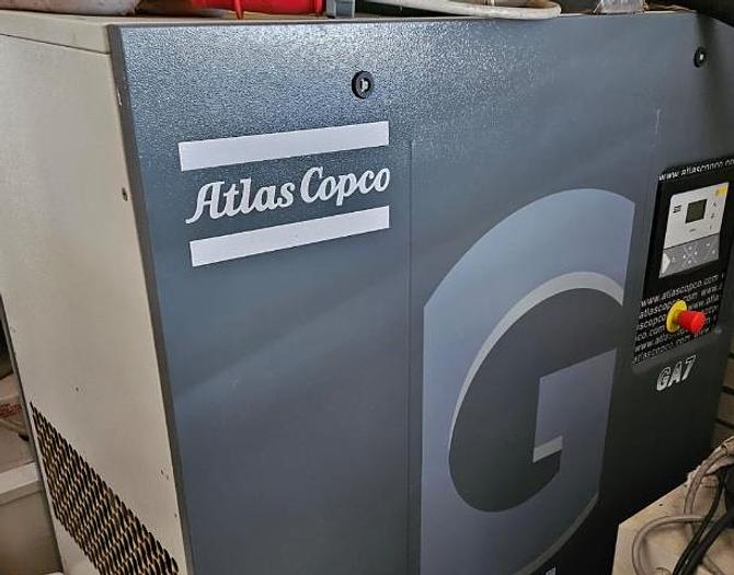 Atlas Copco GA7 inclusive expansion unit and refrigerated Air Dryer